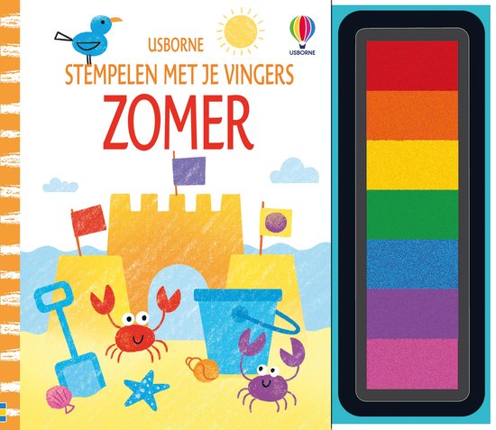 Stempelen met je vingers 1 - Zomer - cover