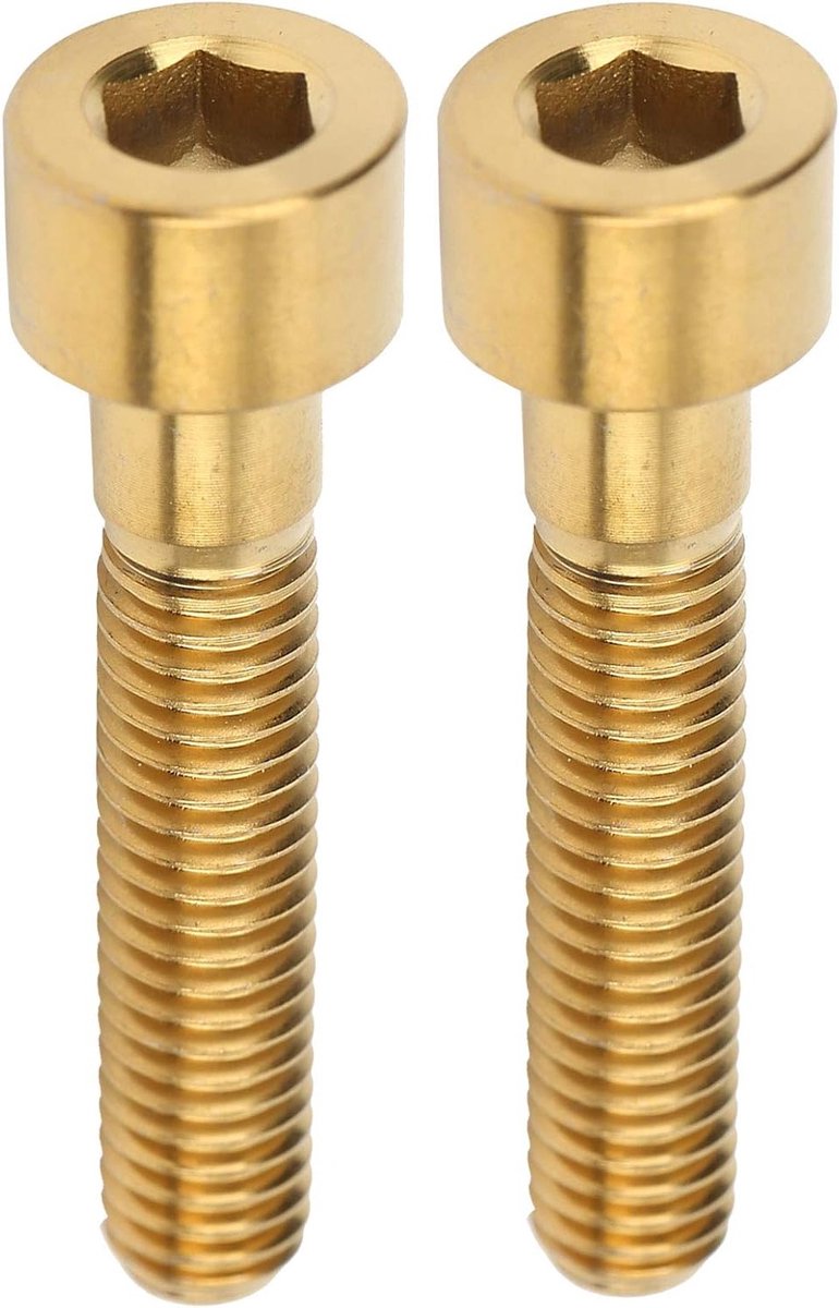 Titan Single Set Hoge Sterkte Schroeven 2 -STCS M6x30 Mm Hoofdtelefoon Fiets Set voor Fietsliefhebbers met Duurzaamheid en Betrouwbaarheid