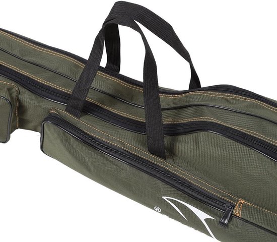 Draagbare tas voor vissershengels, twee lagen, 150 cm, waterdicht, lichtgewicht en duurzaam — afbeelding 2