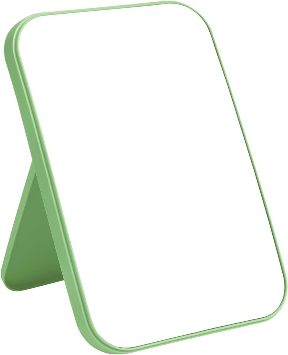 Opvouwbare Make-up Spiegel 20 x 13,4 cm - Draagbare Rechthoekige Reis Spiegel met Stand voor Bureau en Kaptafel, Ideaal voor Reizen en Kamperen