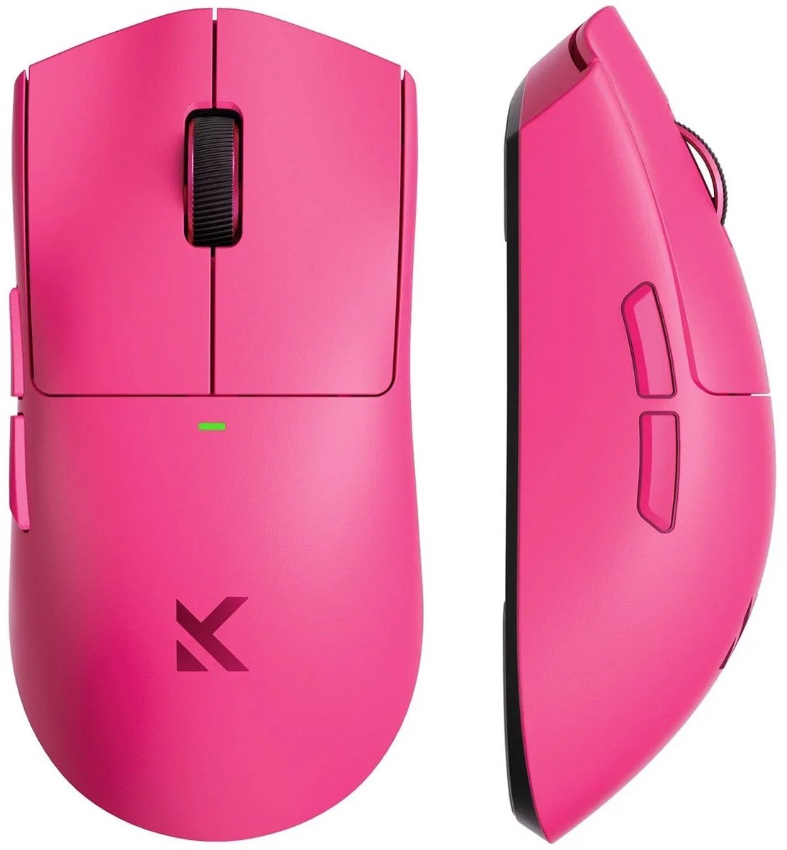 MCHOSE K7 Ultra Lightweight Wireless - Bedraad, Bluetooth & RF - 42.000 DPI - 8000Hz - PixArt PAW3950 sensor - Roze