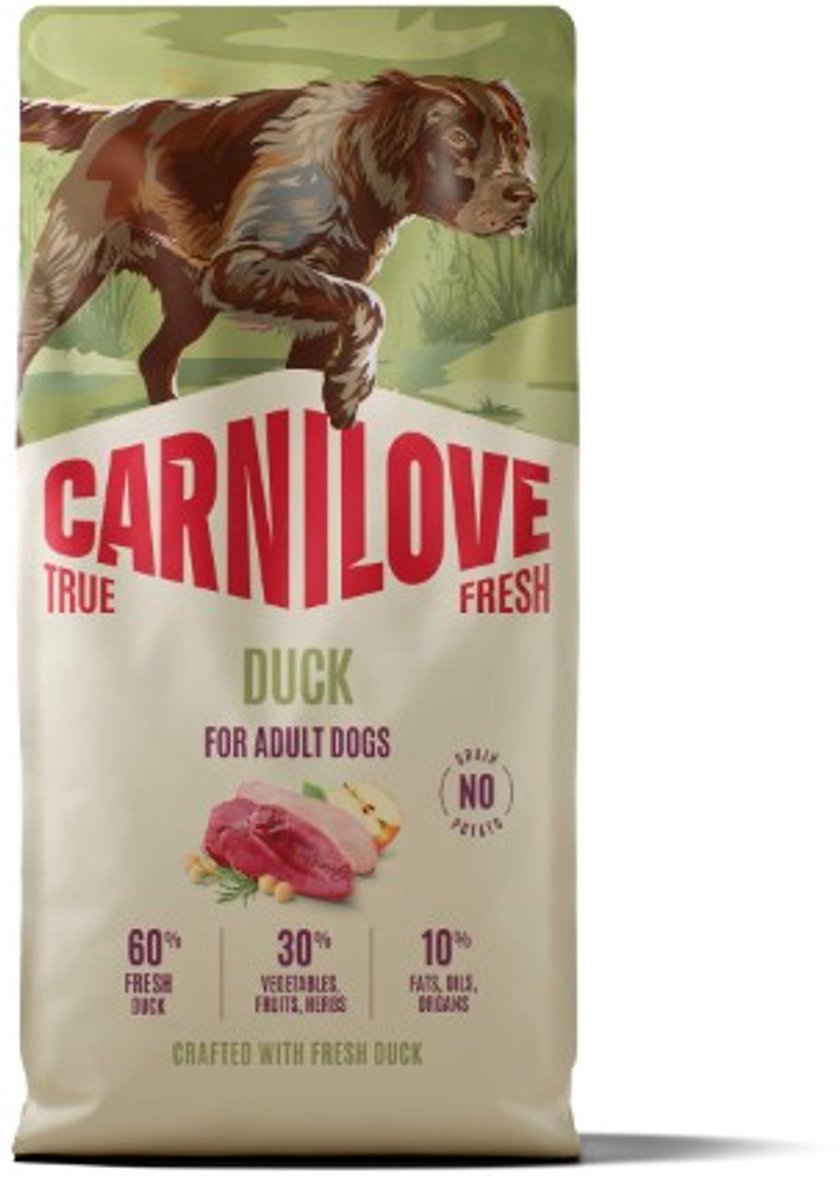 Carnilove CARNILOVE TRUE FRESH - Dog - Duck for Adult All Breeds 12 kg