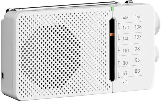 Sangean SR-36 - FM Radio - Draagbare Radio met AM en FM - Wit van Sangean — afbeelding 5