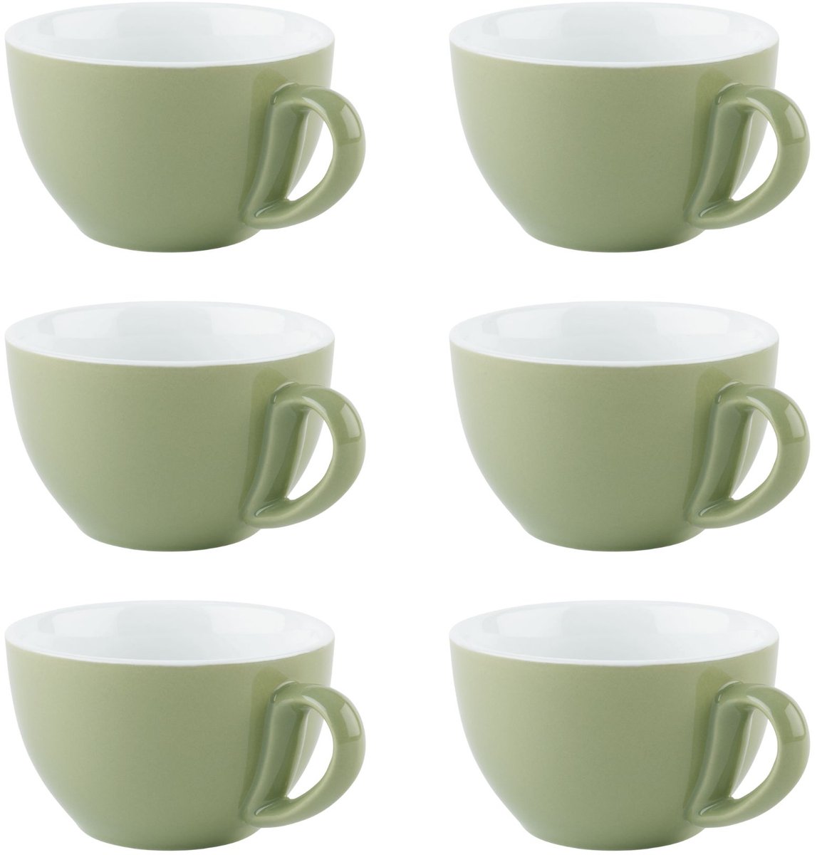 APS 16007 cappuccinokop – groen porselein – 300 ml