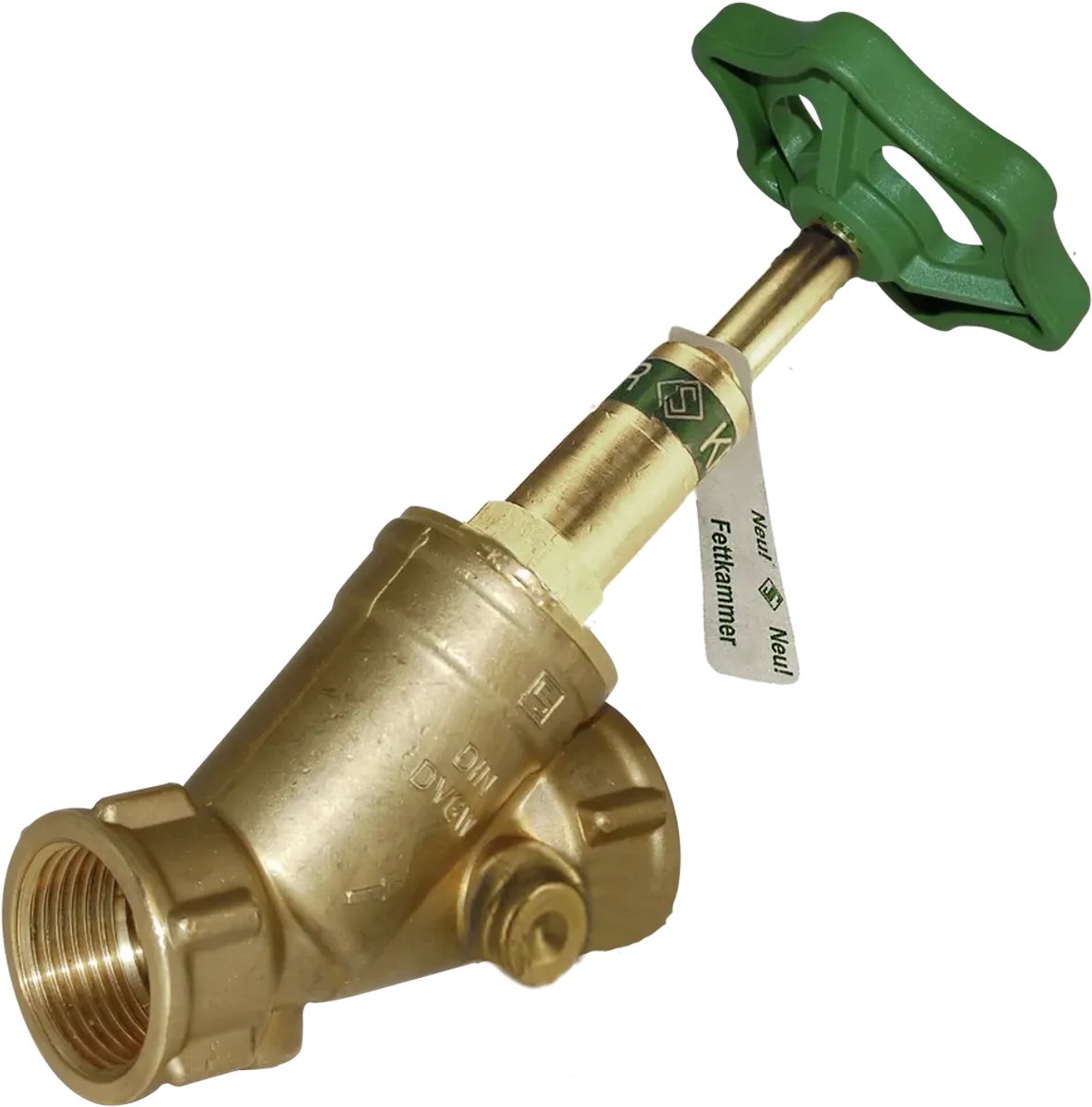 Seppelfricke SEPP DIN-Basis KFR®-Ventiel, zonder aftap, stijgend, Rp2 (DN50), messing Typ 1502, 0048939