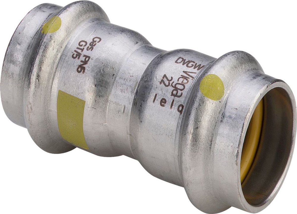 Viega Sanpress Inox G-mof, d 15mm roestvrij staal Model 0215, 486969