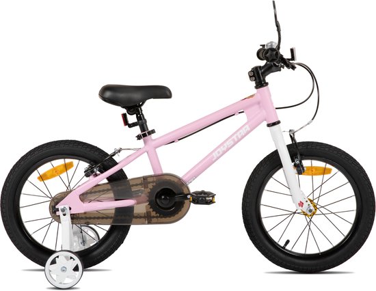 JOYSTAR Lomand Kinderfiets met Zijwieltjes - Jongens & Meisjes - 16 Inch - Geschikt voor 3 t/m 11 Jaar van JOYSTAR — afbeelding 3