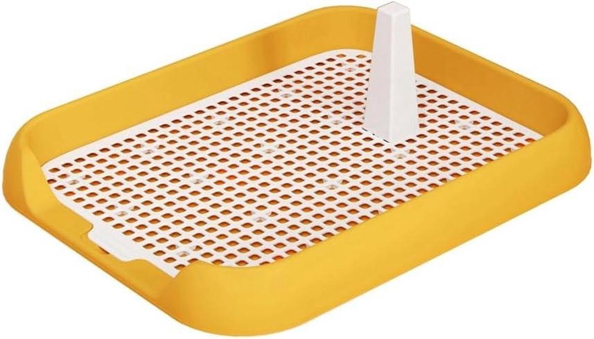 Hondentoilet Binnen - Puppy Toilet - Zindelijkheidstraining - Anti-slip Ontwerp - 35.5 x 45.5 cm - Geel