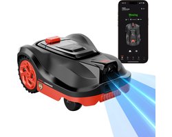 YARDIO Tools® - Robotmaaier - Robot Grasmaaier - Robotico PRO - Tot 1000m2 - Met APP en Camera