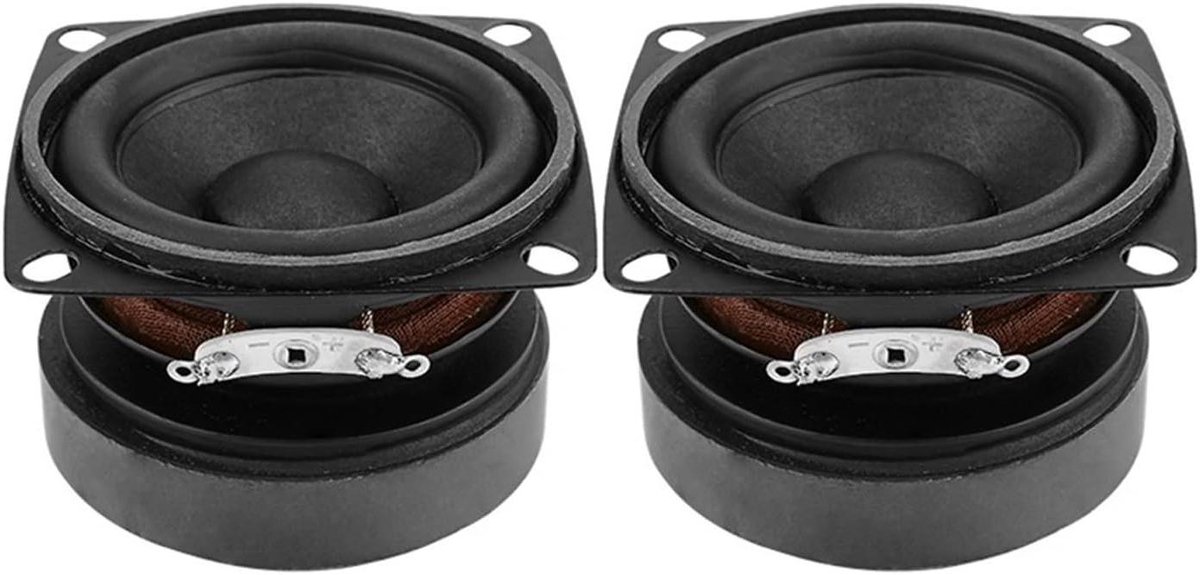 Draagbare Speakers - Mini Luidsprekers - Home Theater Geluid - Volledige Frequentie Band - 53mm - Zwart