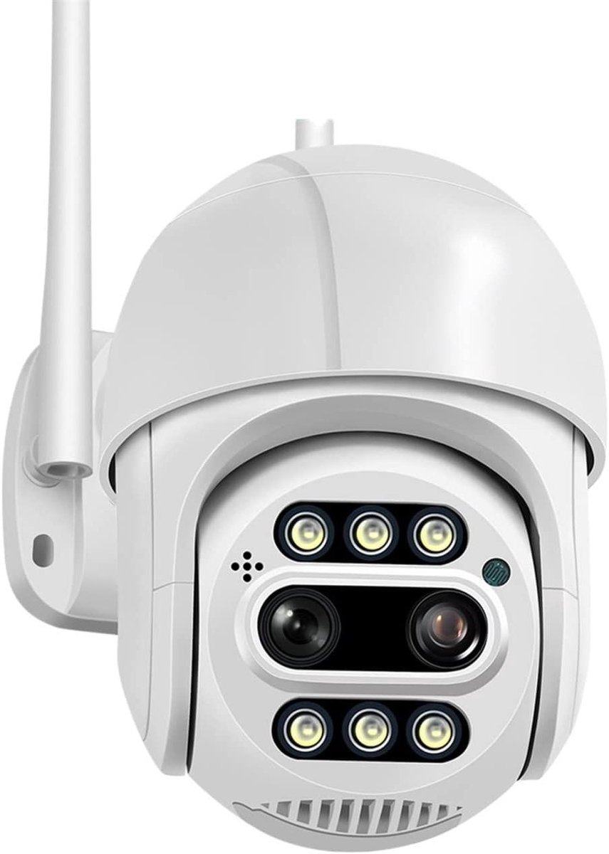Beveiligingscamera - IP Camera - Huis Bewaken - Dubbele Lens Zoom - 4MP - Universeel