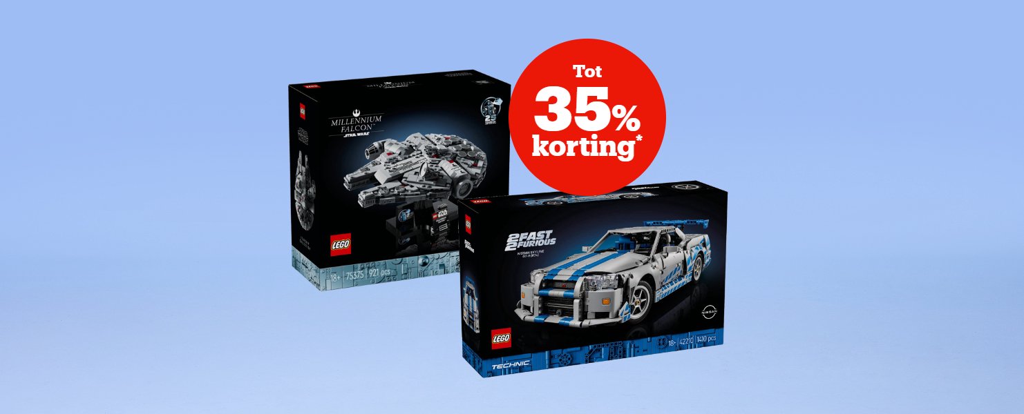 Korting op LEGO Vaderdag Topppers