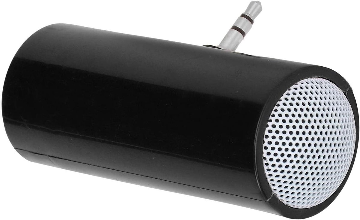 Draagbare Luidspreker - Mini Speaker - Muziek Luisteren - Directe Aansluiting - Compact Formaat - Zwart