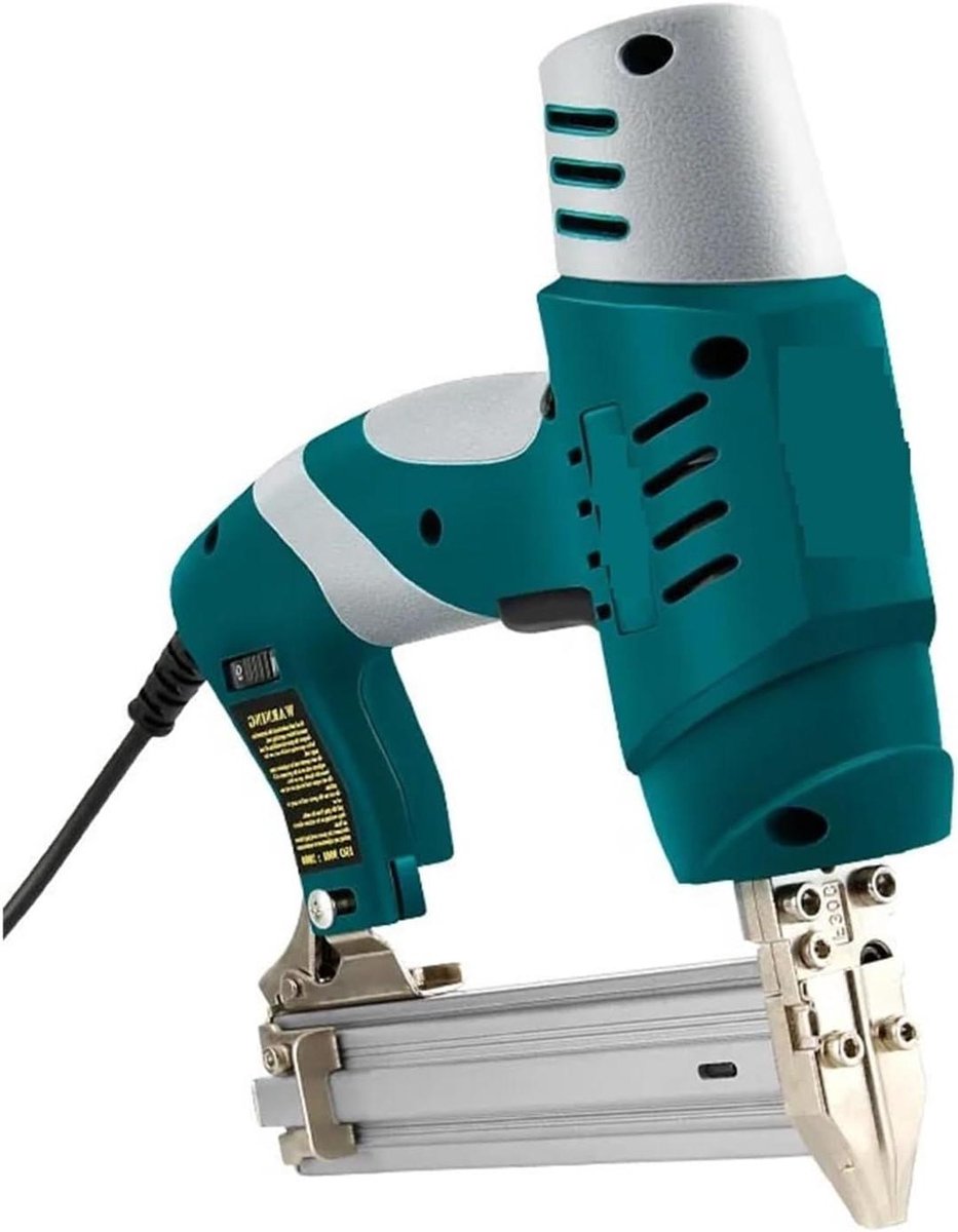Elektrisch Nagelpistool - Houtbewerking Gereedschap - Doe-het-zelf Projecten - Roestvrij Staal - F15-F30 Spijkers - Zilver