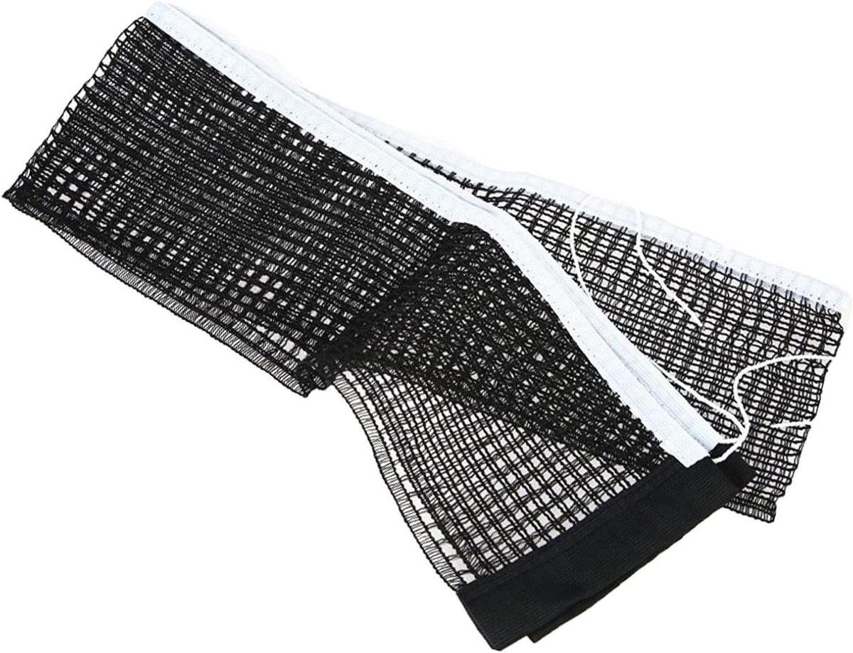 Tafeltennis Net - Pingpong Net - Sport Spelen - Verstelbaar en Intrekbaar - 180 cm - Zwart