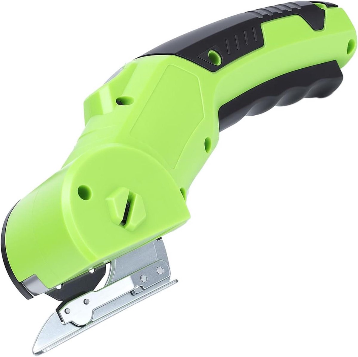Elektrische Schaar - Rotary Cutter - Stoffen Snijden - Dubbele Schakelaar - 320 RPM - Groen
