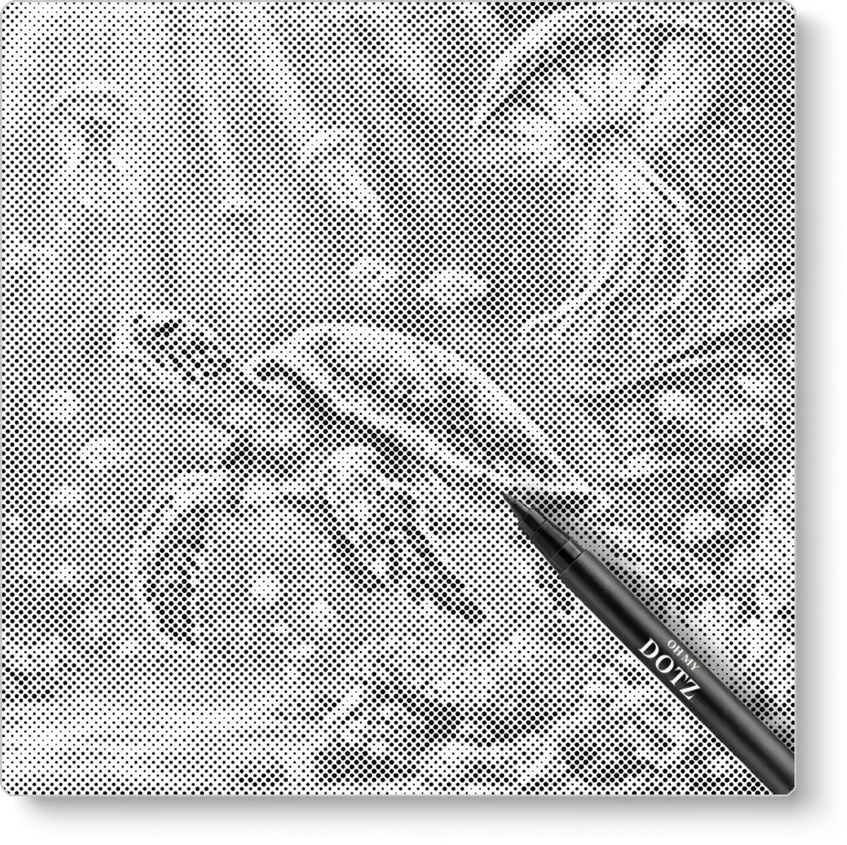 Onderwater Wereld | Dot painting | 40x40cm | Dot painting | Oh My Dotz | Dots stippen | Diamond painting & Schilderen op nummer alternatief | Happy hobby