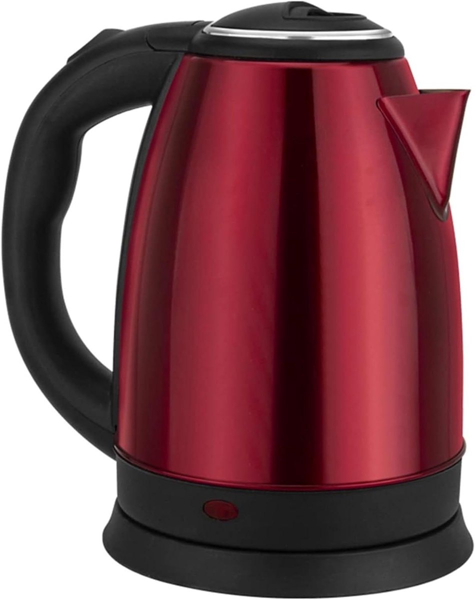 Elektrische Waterkoker - Snelkoker - Water Koken - Drielaags Isolatie - 2 Liter - Rood