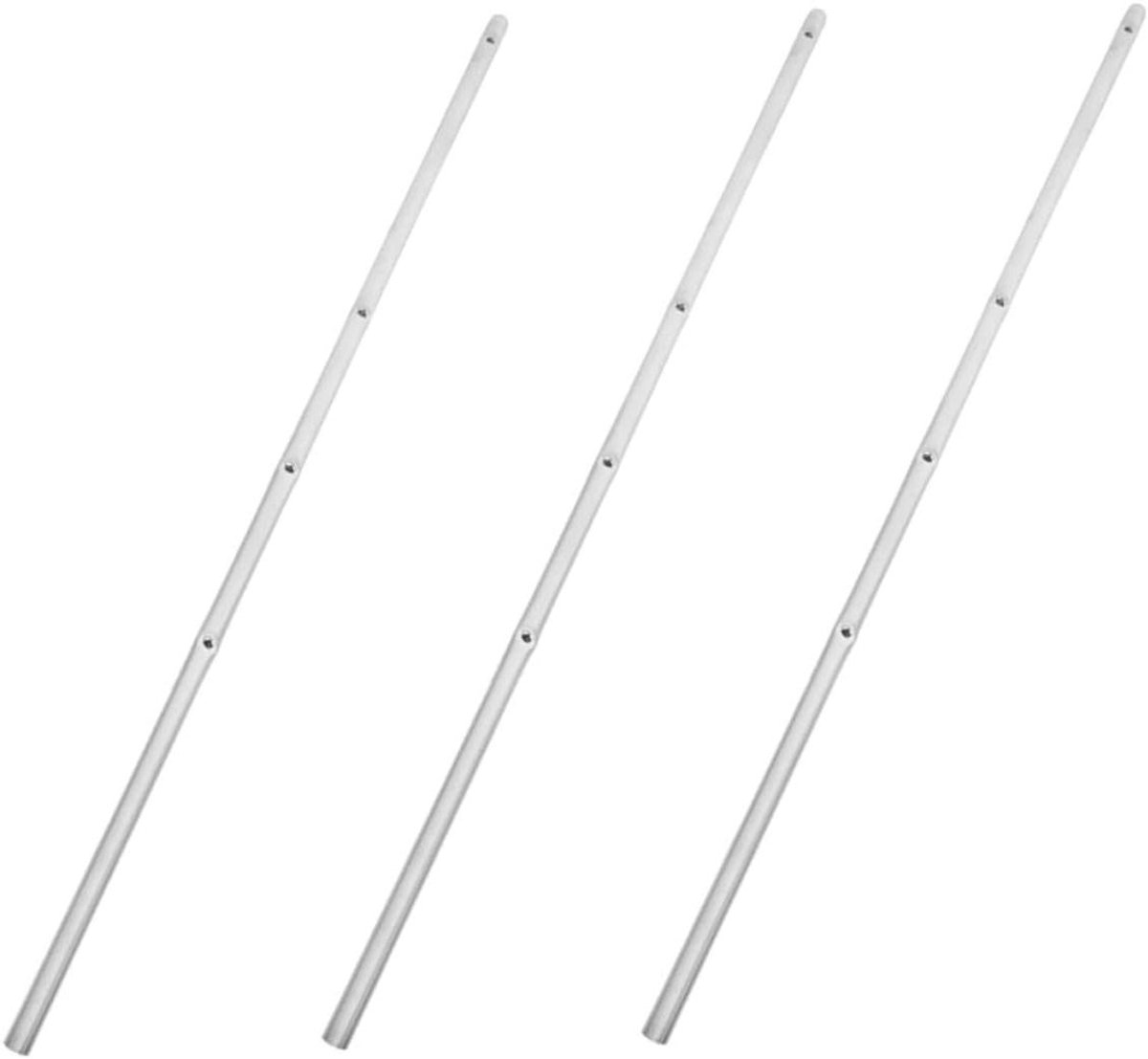 Vervangingsstangen Tafelvoetbal - Tafelvoetbal Accessoires - Spelverbetering - Universele Compatibiliteit - 415 cm - Zilver