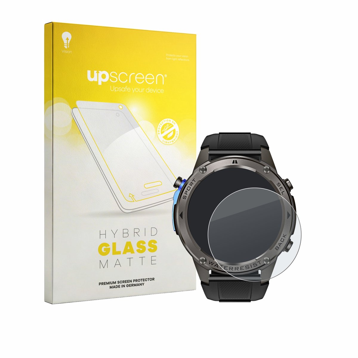 upscreen - Screenprotector voor Kardena Care GPS - Folie Beschermfolie Beschermglas matte