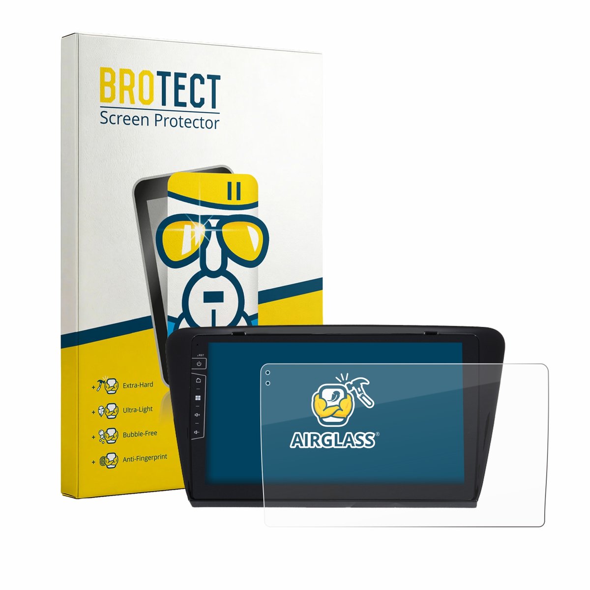 Screenprotector voor Dynavin D9-7 Premium Flex Beschermglas transparant