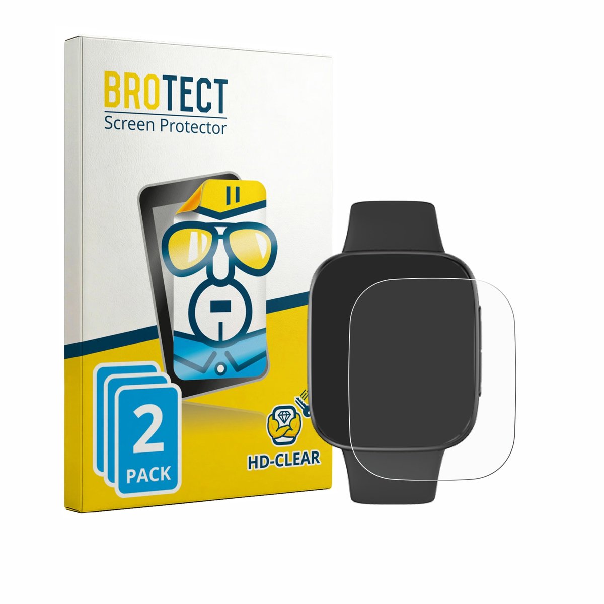 BROTECT - Screenprotector voor Quican GTX20 - Folie Beschermfolie transparant 2 Stuks