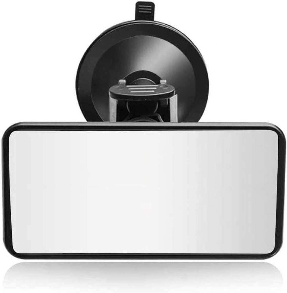 Baby Auto Spiegel - Kinderen Zien - Veilig Rijden - 360 Graden Draaibaar - 120 x 60 mm - Zwart