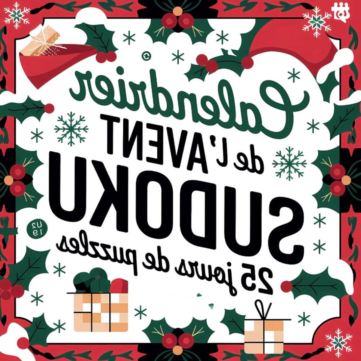 Sudoku Adventskalender - Puzzelboek - Dagelijkse Uitdaging - Progressieve Moeilijkheid - 25 Puzzels - Niet gespecificeerd