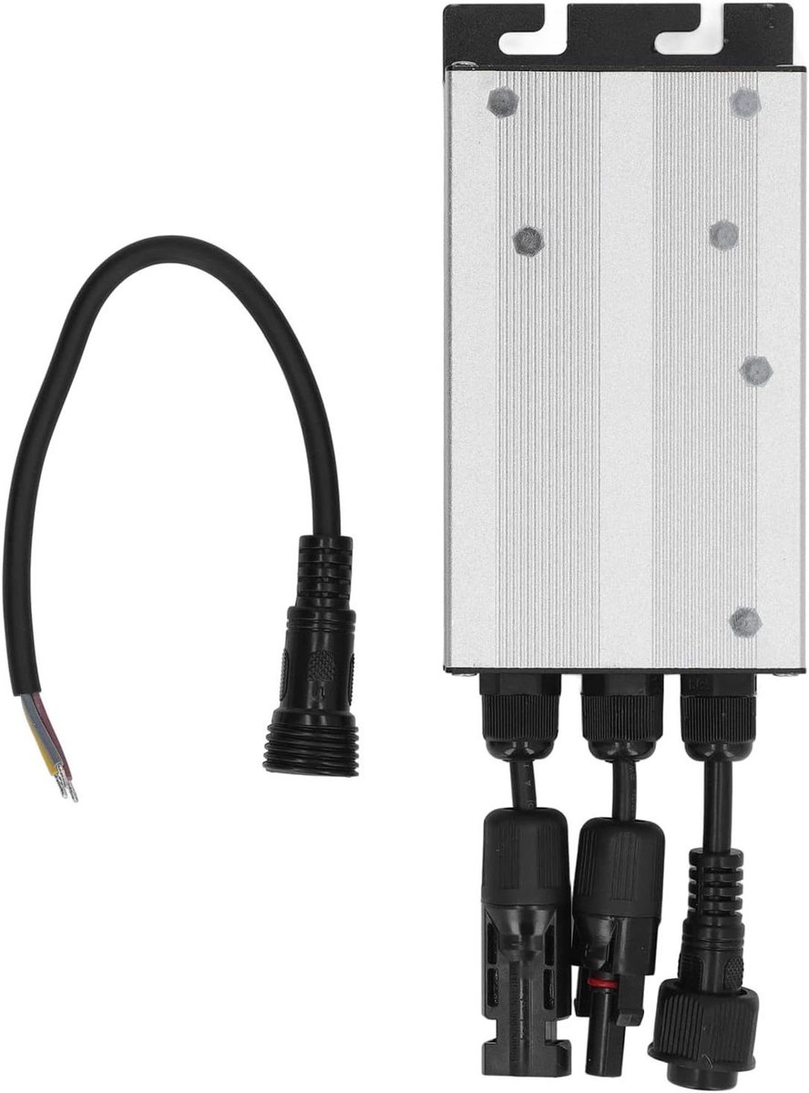 Micro Omvormer - Zonne-energie Omvormer - Stroom Netkoppeling - MPPT Pure Sinus - 150W - Zilver
