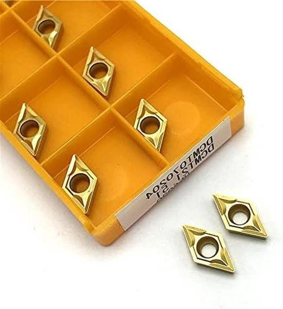 Draaibankgereedschap - Wisselplaten - Metaal Bewerken - Hardmetalen - DCMT070204 - One Color