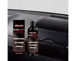 TLVX Renovatiepasta Zwarte Kunststof Auto Onderdelen 100gram/ Stootlijsten, Cockpit en Bumper Herstellen / Plastic Kleur Herstel / Bumper donker maken / Kunststof verkleuring herstellen / Auto kunststof nieuw / Bumper Black / Langdurige bescherming