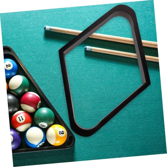 Biljartruit - Pooltafel Organizer - Biljartballen Rangschikken - Duurzaam Houten Frame - 30x21x3 cm - Houtkleur — afbeelding 5