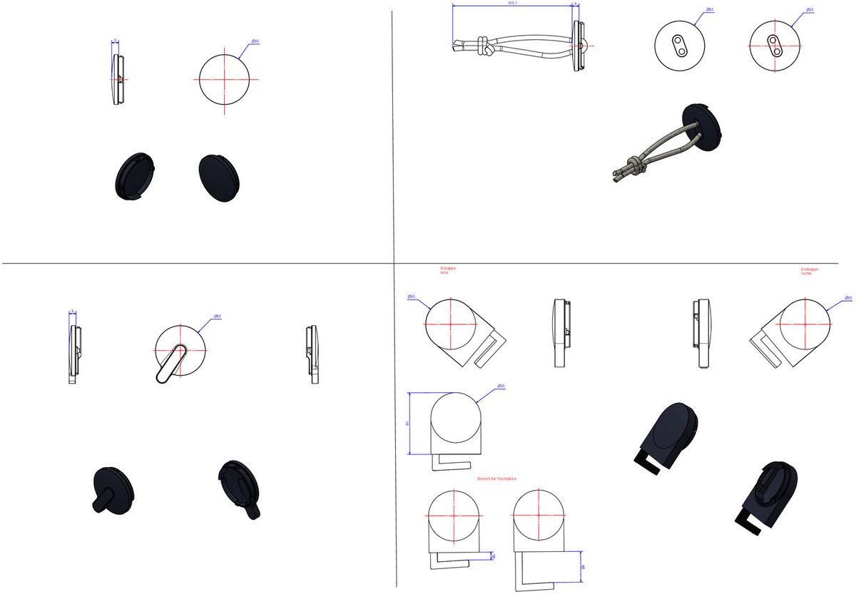 BACHMANN CYCLE SET Eindkappen Lus