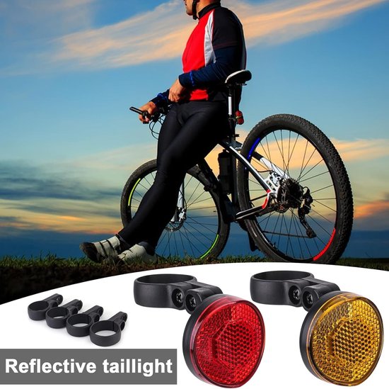 Fiets Achterlicht - Fietslamp Veiligheid - Nachtelijke Ritten - Met Airtag Compatibel - 13 x 9 x 5 cm - Rood — afbeelding 4