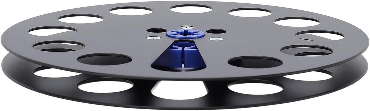 Lege Tape Haspel - Aluminium Reel - Geluidsopnames Maken - Lichtgewicht Ontwerp - 7 Inch Diameter - Zwart