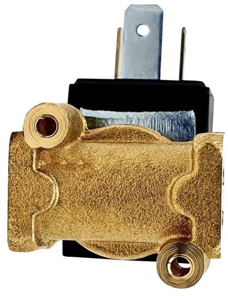 Magneetventiel Solenoid ventiel Espressomachine Reparatie Messing Constructie G1 8 null
