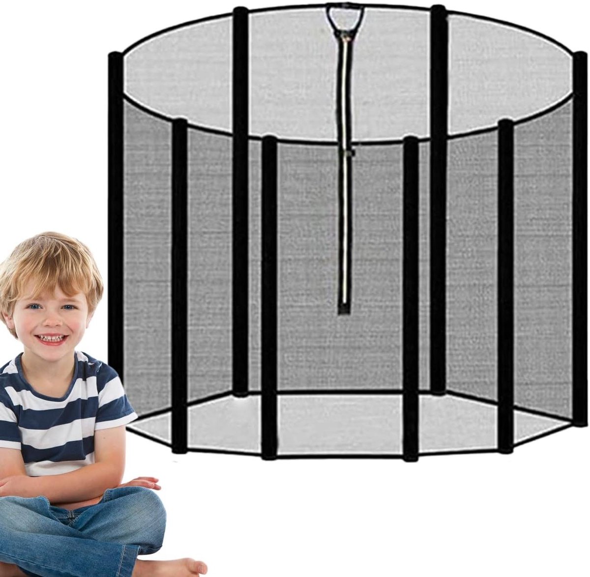 Trampoline Veiligheidsnet - Trampoline Net - Veilig Springen - UV- en Weerbestendig - 3 m - Niet gespecificeerd