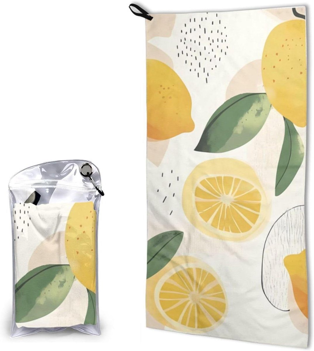 Microvezel Handdoek - Sneldrogende Strandlaken - Reizen en Sport - Compact en Lichtgewicht - 80 x 40 cm - Meerkleurig