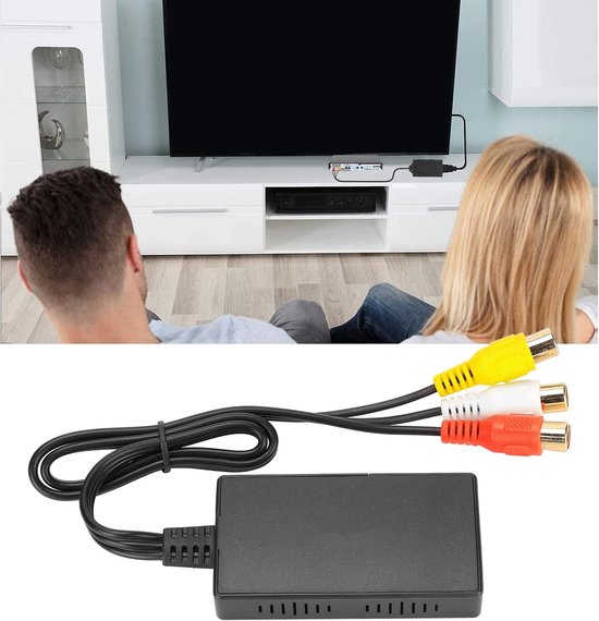 RCA naar HDMI Converter - Composiet Adapter - Oude Apparaten Verbinden - Ondersteunt 1080P - Plug and Play - Zwart — afbeelding 4