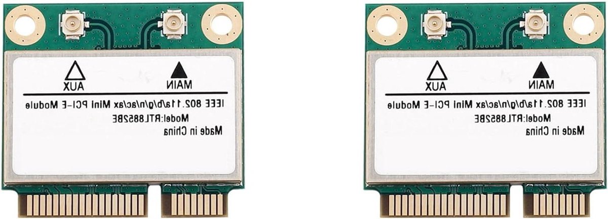 Netwerkkaart WiFi 6 - Draadloze Kaart - Snelle Internetverbinding - Dual Band 1800Mbps - 2 Stuks - Groen