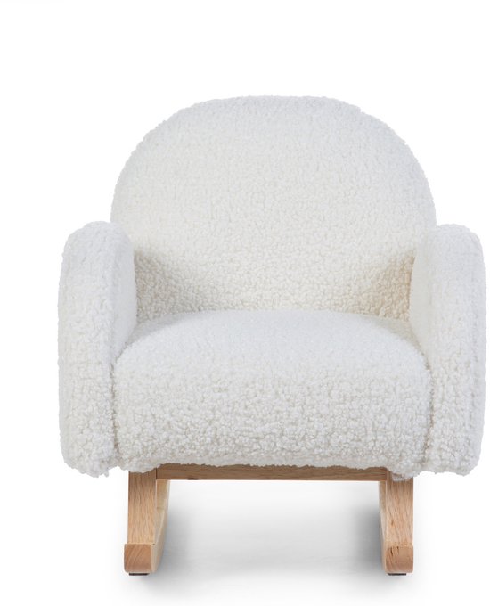 Childhome Schommelstoel - Teddy Ecru - Comfortabel & Stijlvol - Perfect voor Kinderen van Childhome — afbeelding 2