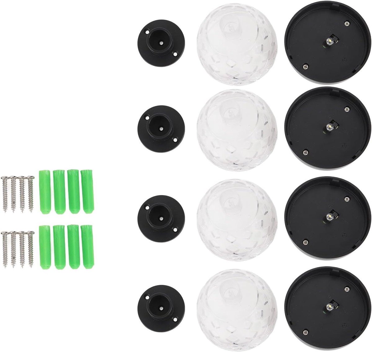 Zonne-energie Hekverlichting - Wandlampen Buiten - Tuin Decoratie - IP65 Waterbestendig - 