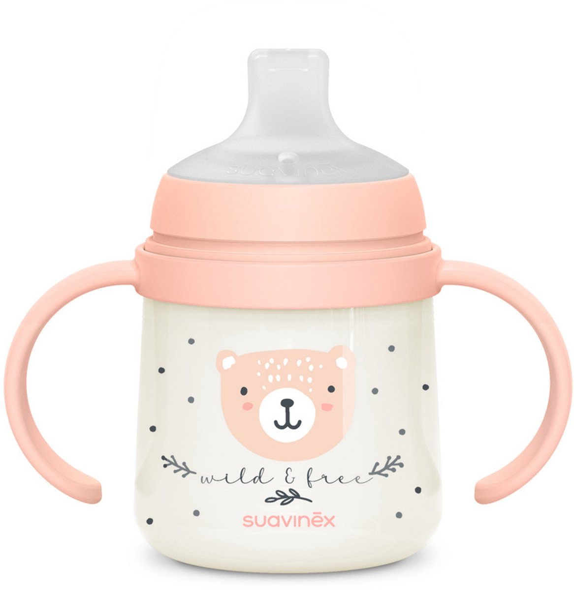 Suavinex Wild & Free Beker Met Handvaten - 150ml - Roze