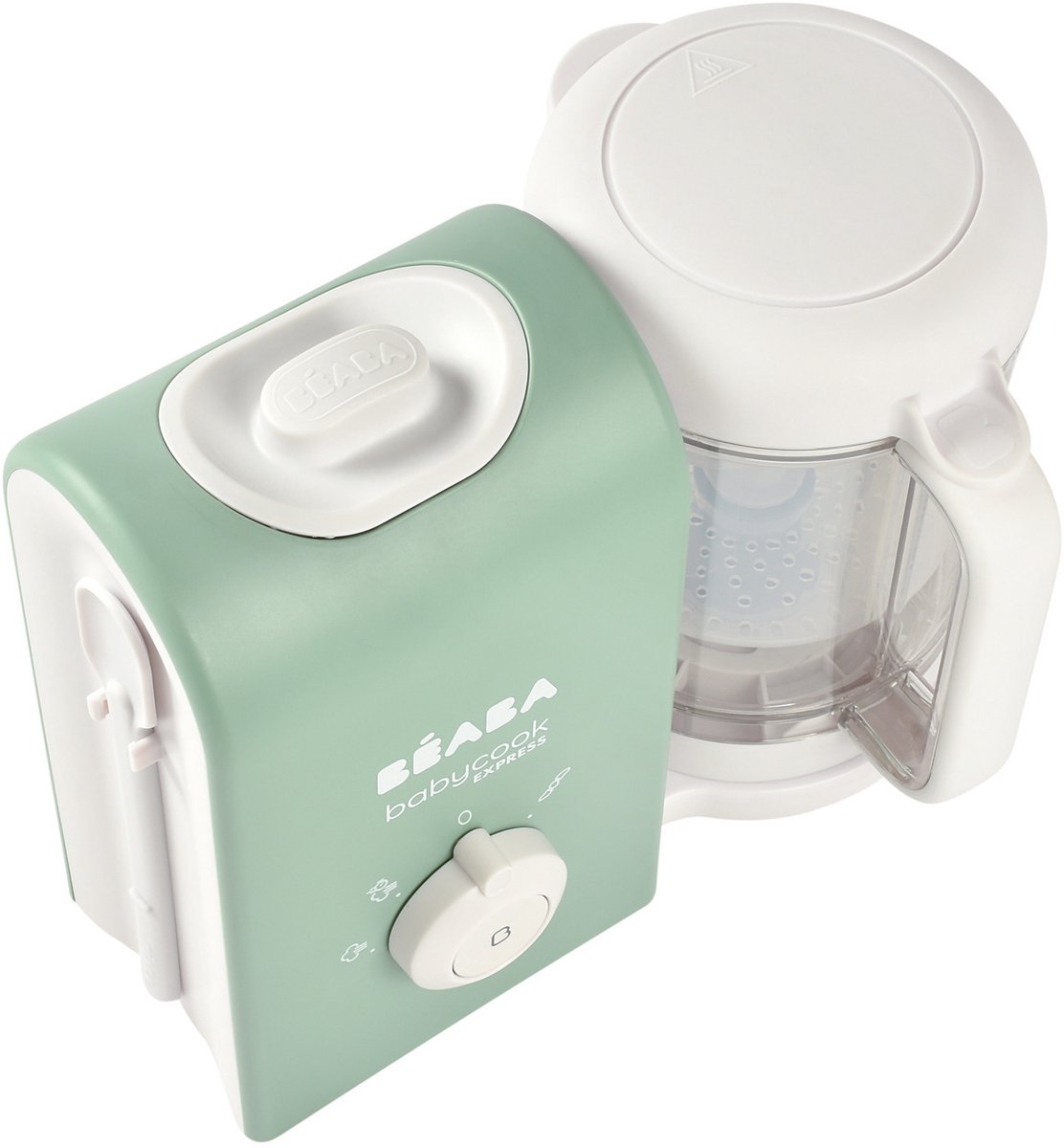 Béaba Babycook Express® - 4-in-1 Stoomkoker - Foodprocessor - Eco & Express Koken - Babyvoeding Bereider - Groen