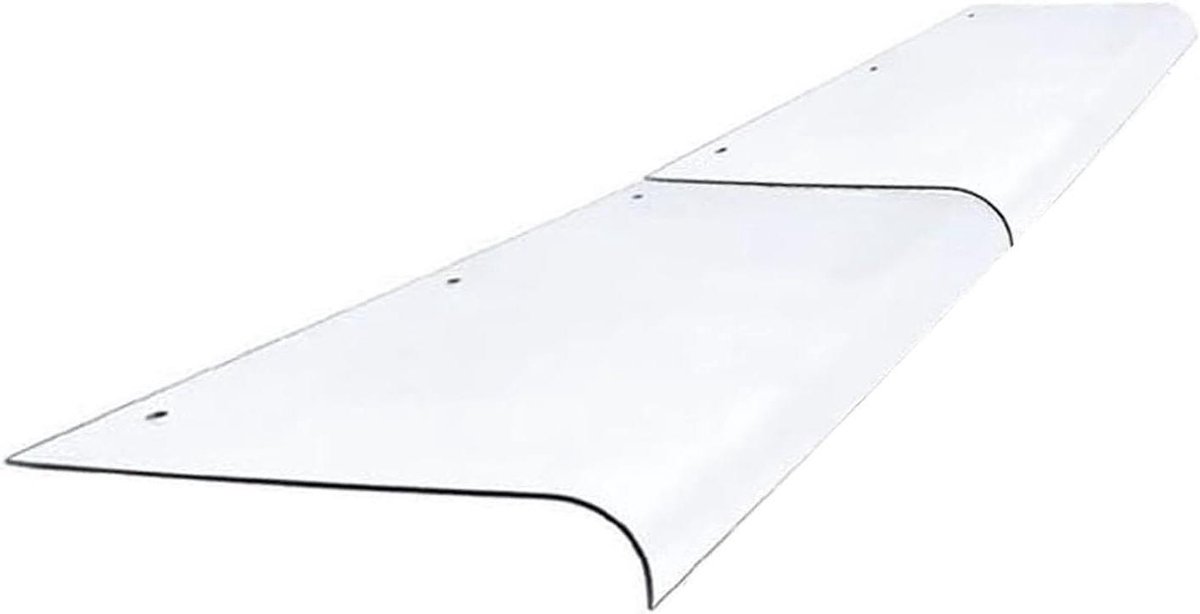 Deurluifel - Afdak Buiten - Bescherming Tegen Regen - Hoge Transparantie - 200 cm - Transparant