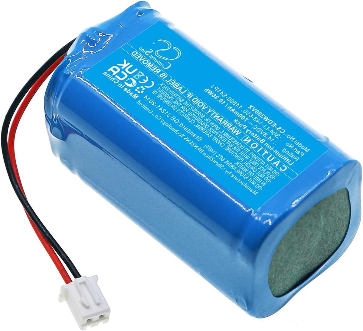 Batterij Vervanging - Oplaadbare Accu - Apparaat Onderhoud - Specifieke Pasvorm - 14.8 Volt - Blauw