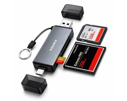 Top 10 beste CompactFlash kaarten en kaartlezers 2026: Sounix 3-in-1 CF, SD en Micro SD kaartlezer