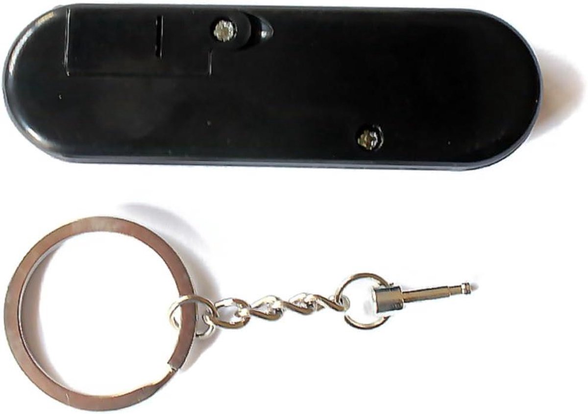Persoonlijk Alarm - Noodsignaal Apparaat - Veiligheid Onderweg - 120 dB Luid Geluid - 8 x 2.5 cm - Zwart