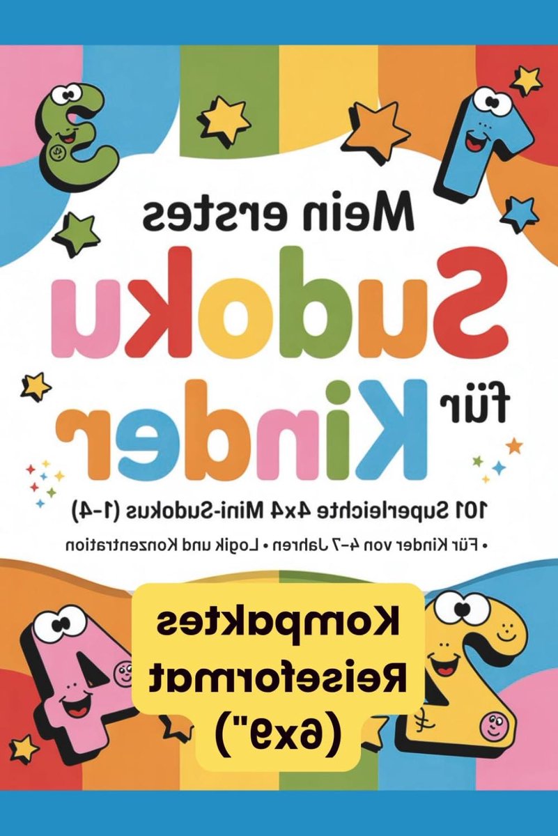 Mein erstes Sudoku - Kinder Sudoku Buch - Logisch Denken Leren - Superlichte 4x4 Puzzels - 15x23 cm - Niet gespecificeerd