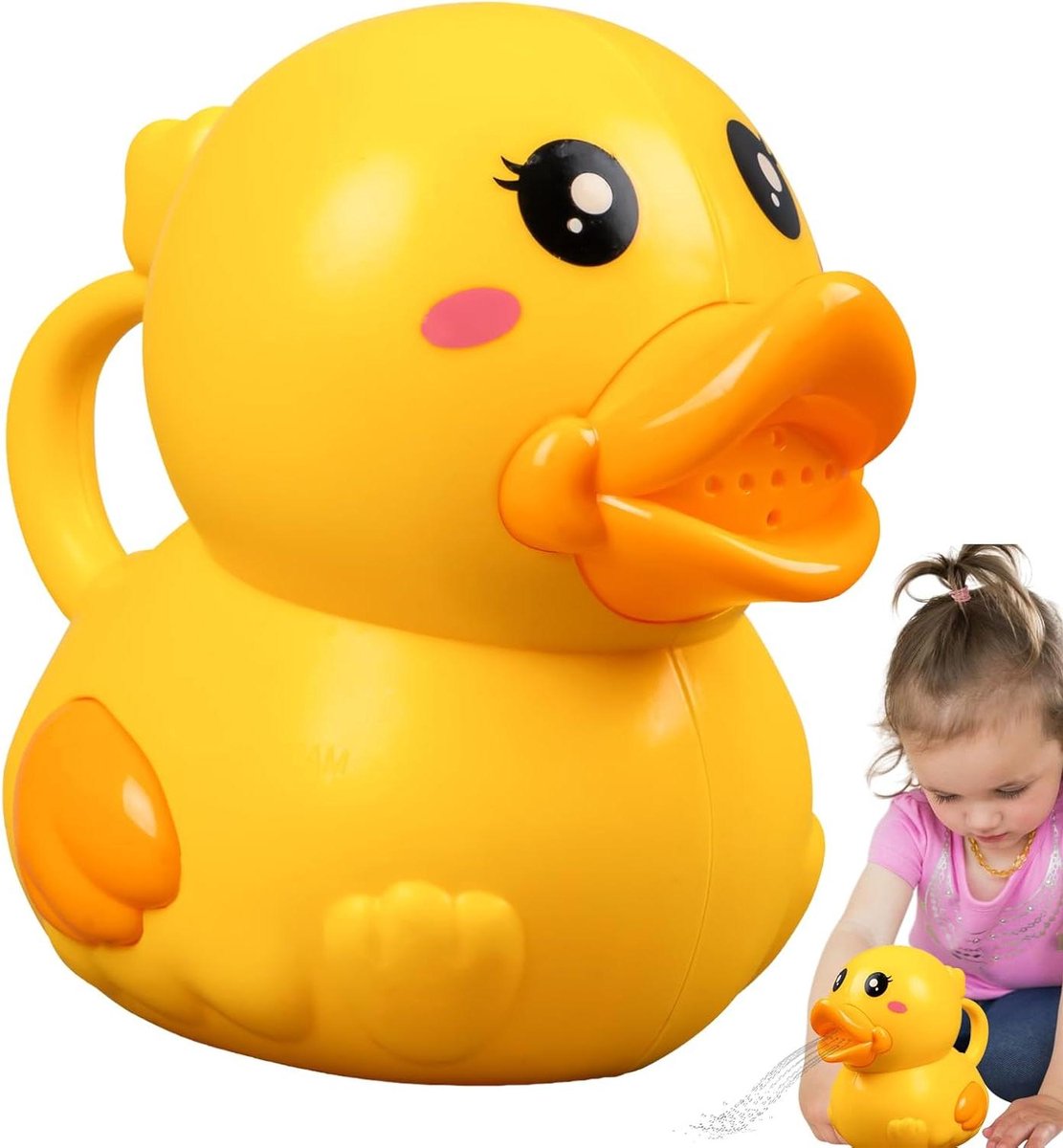 Kinder Gieter - Waterkan Kind - Buiten Spelen - Gele Eend Ontwerp - 22cm Hoog - Geel